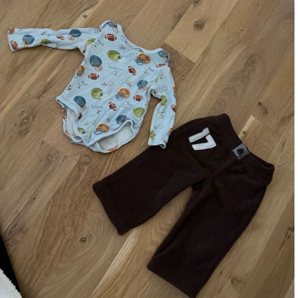 Toddler Boys 12M Football Outfit